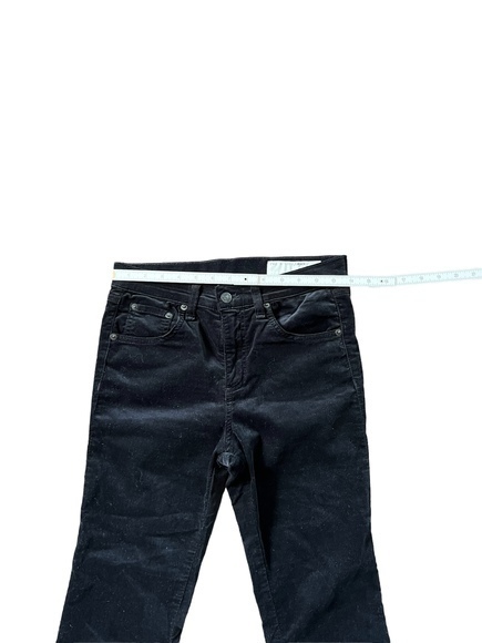 Rag and Bone Velvet Crop Flare Pants - Picture 4 of 7